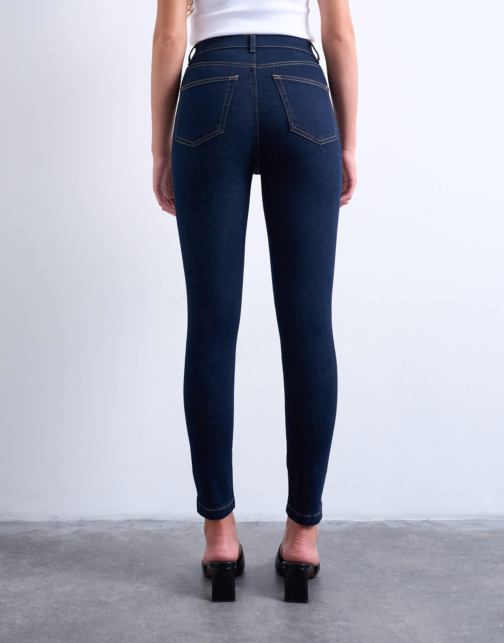 Topshop Jamie skinny high rise jean in rinse