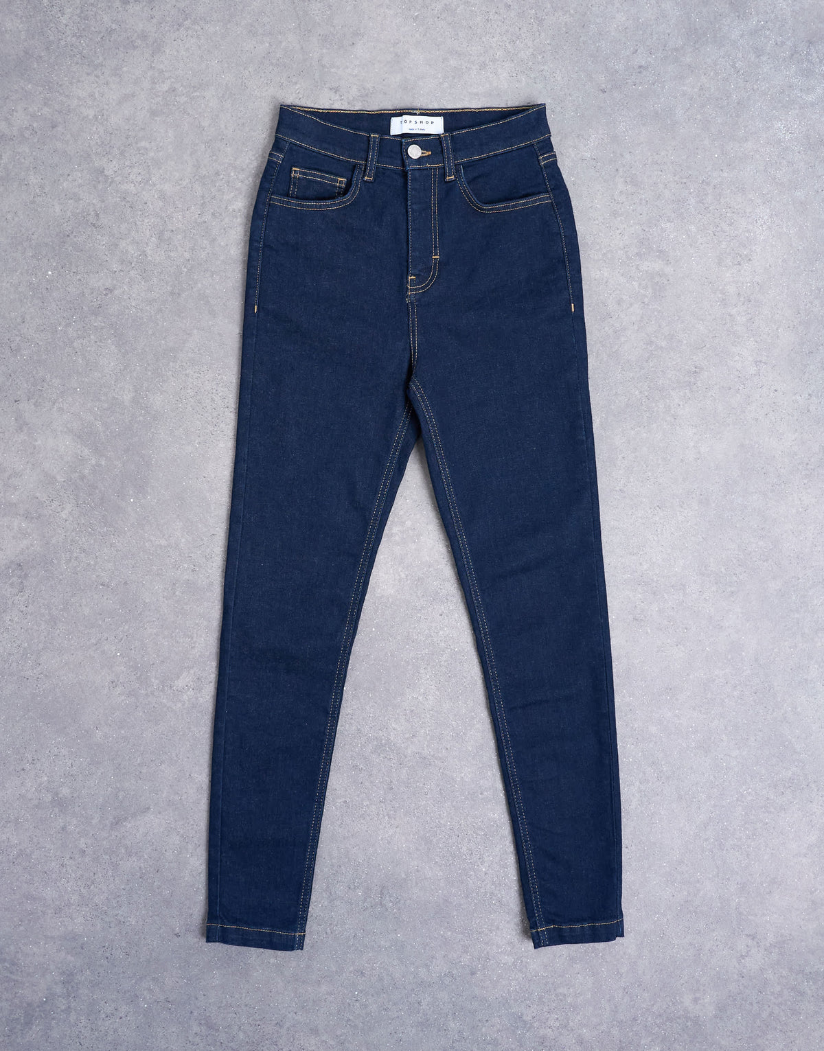 Topshop Jamie skinny high rise jean in rinse