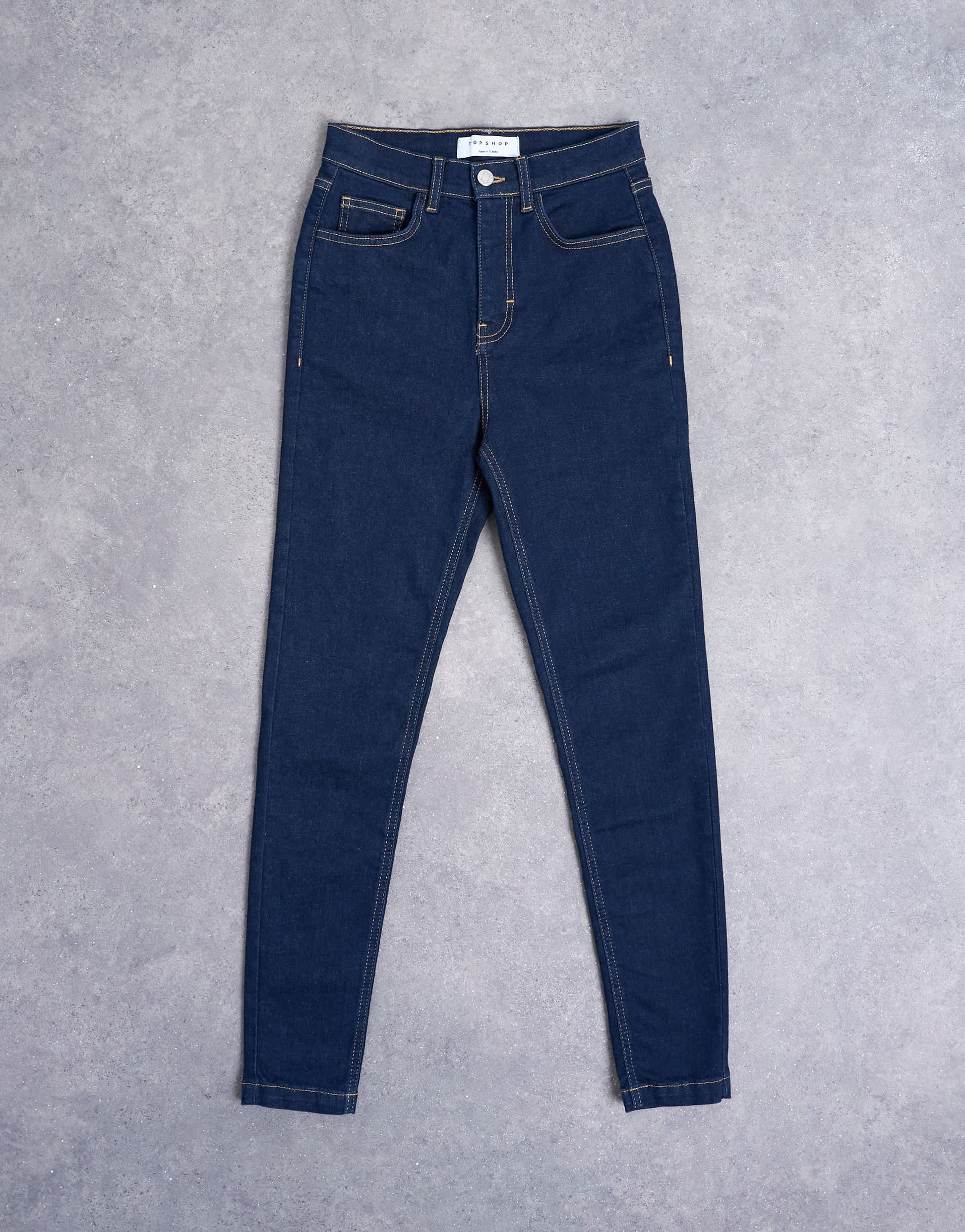 Topshop Jamie skinny high rise jean in rinse
