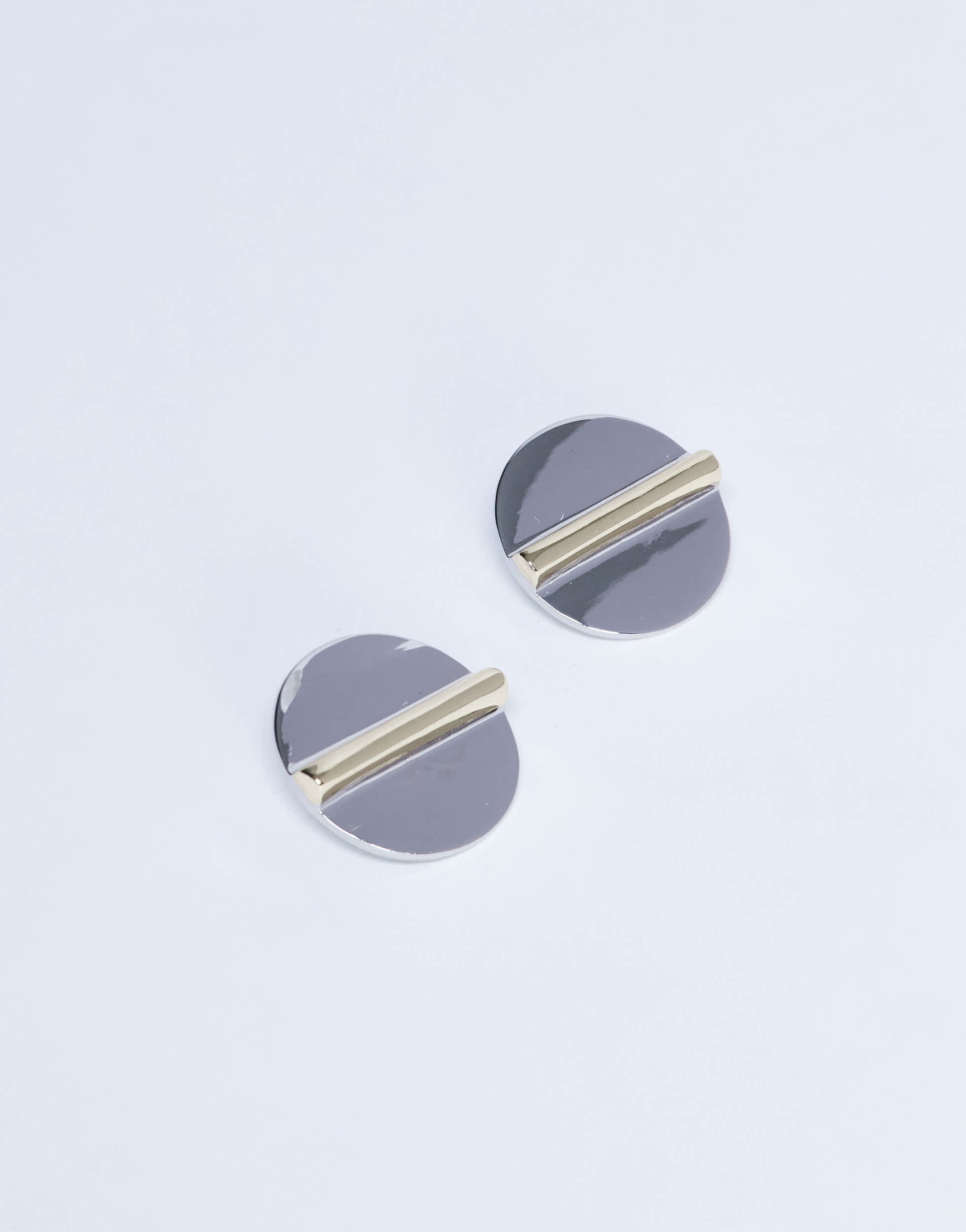 Topshop Buffy Statement-Ohrstecker in Silber