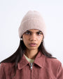 Topshop Henry ribbed beanie in beige