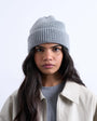 Topshop Henry ribbed beanie in grey