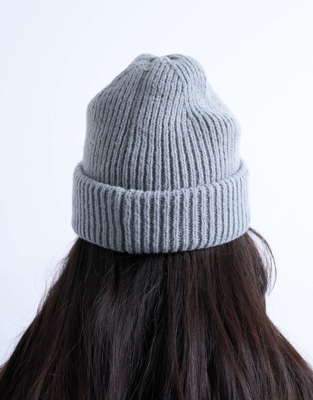 Topshop Henry ribbed beanie in grey