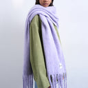 Topshop Sydney blanket scarf in lilac