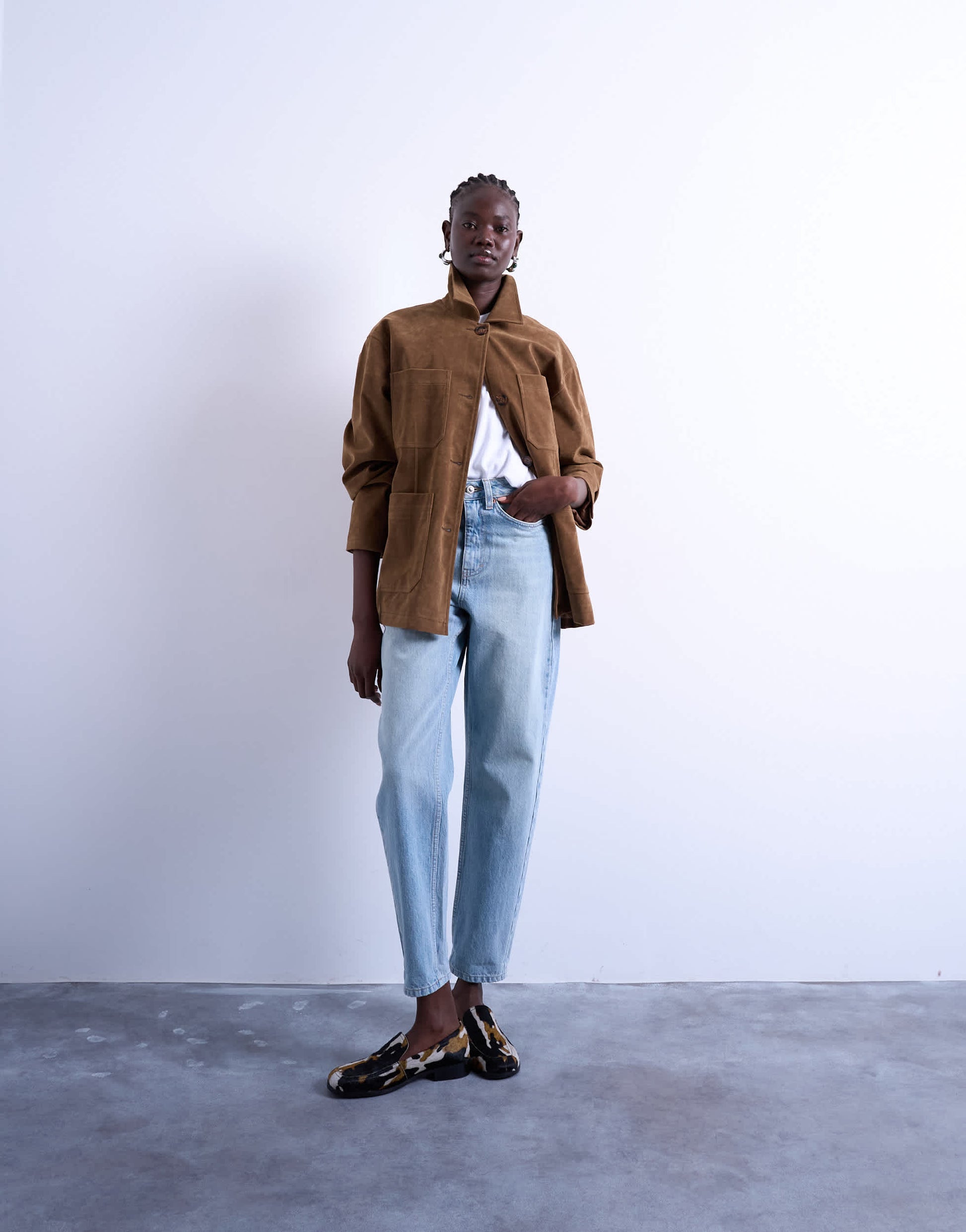 Topshop Original Mom high rise jean in bleach
