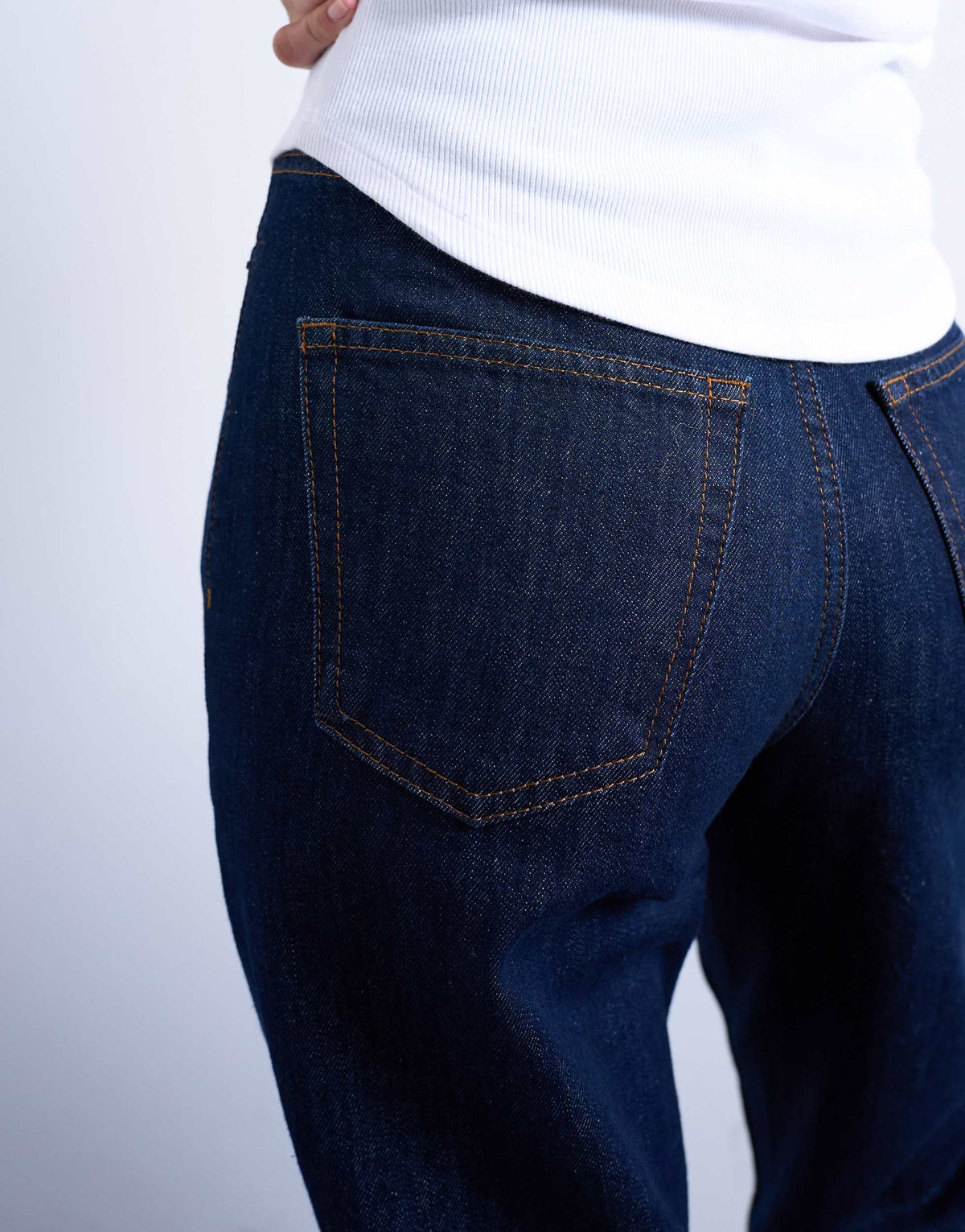 Topshop Original Mom high rise jean in indigo rinse