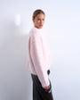 Topshop knitted premium alpaca jumper in pink