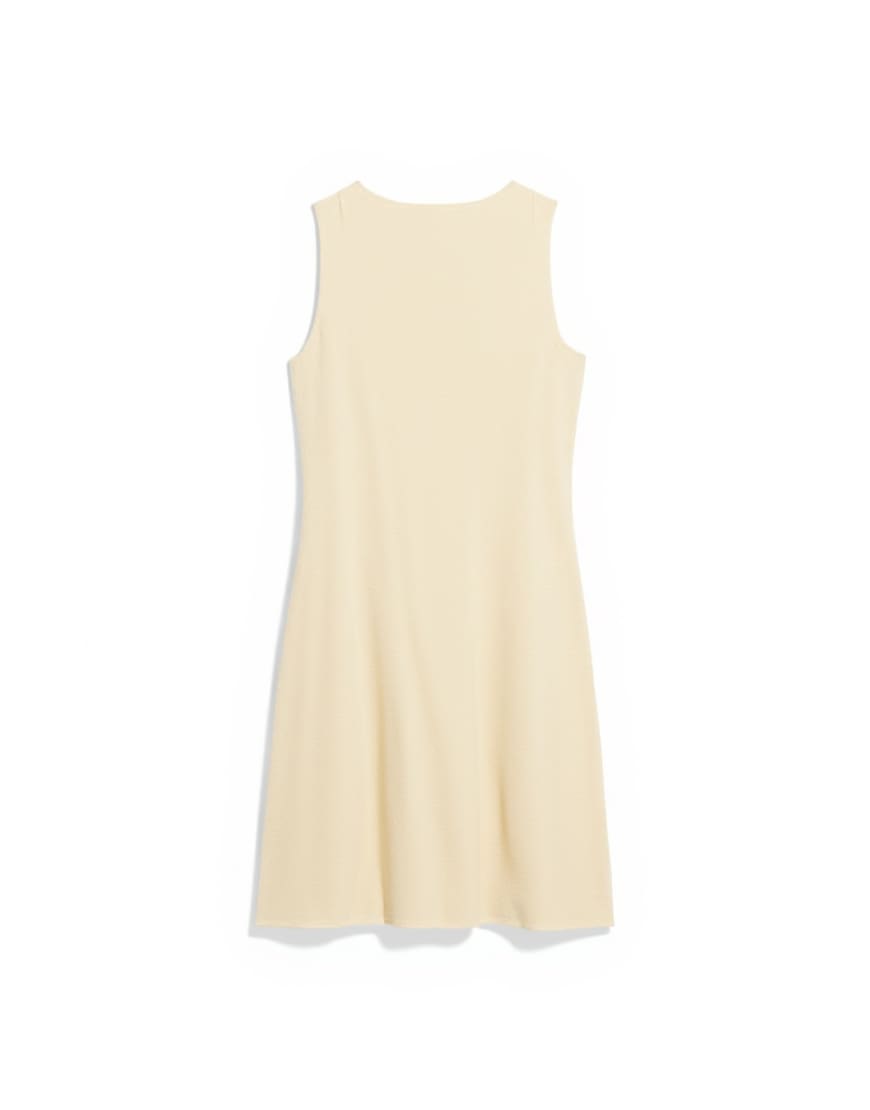 Topshop aline cupro backless mini dress in buttermilk