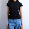 Topshop Alltags-T-Shirt in Schwarz