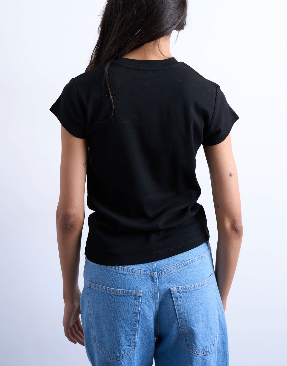 Topshop everyday tee in black