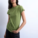 Topshop Alltags-T-Shirt in Grün