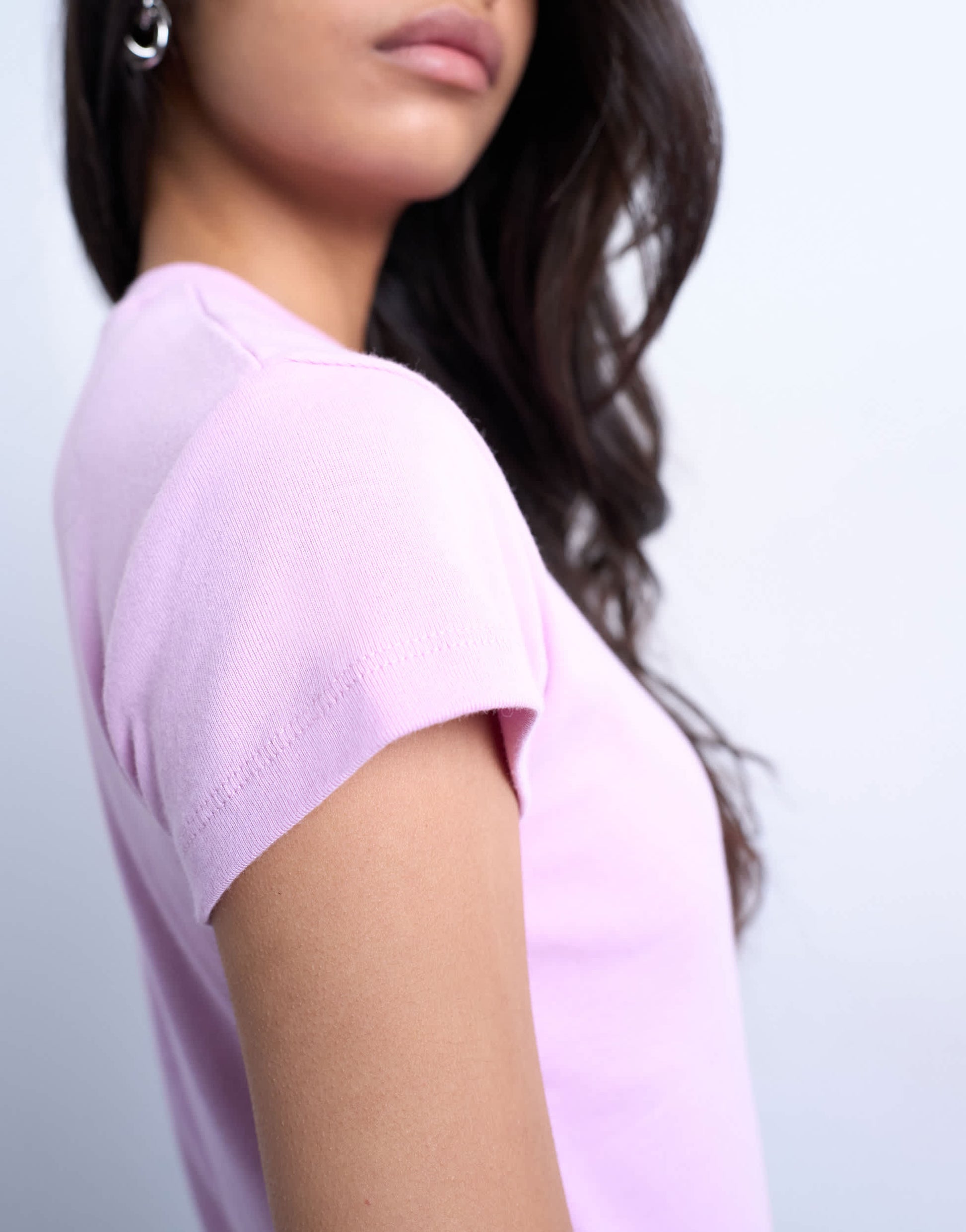 Topshop everyday tee in pink