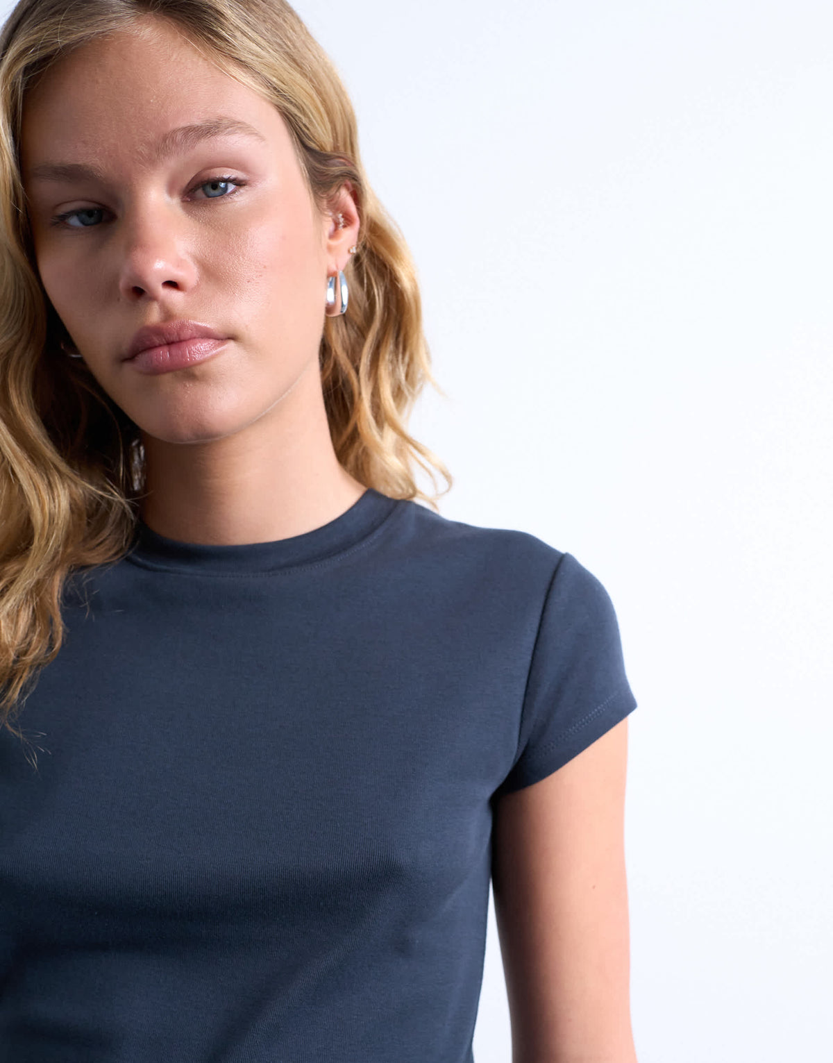 Topshop everyday tee in slate