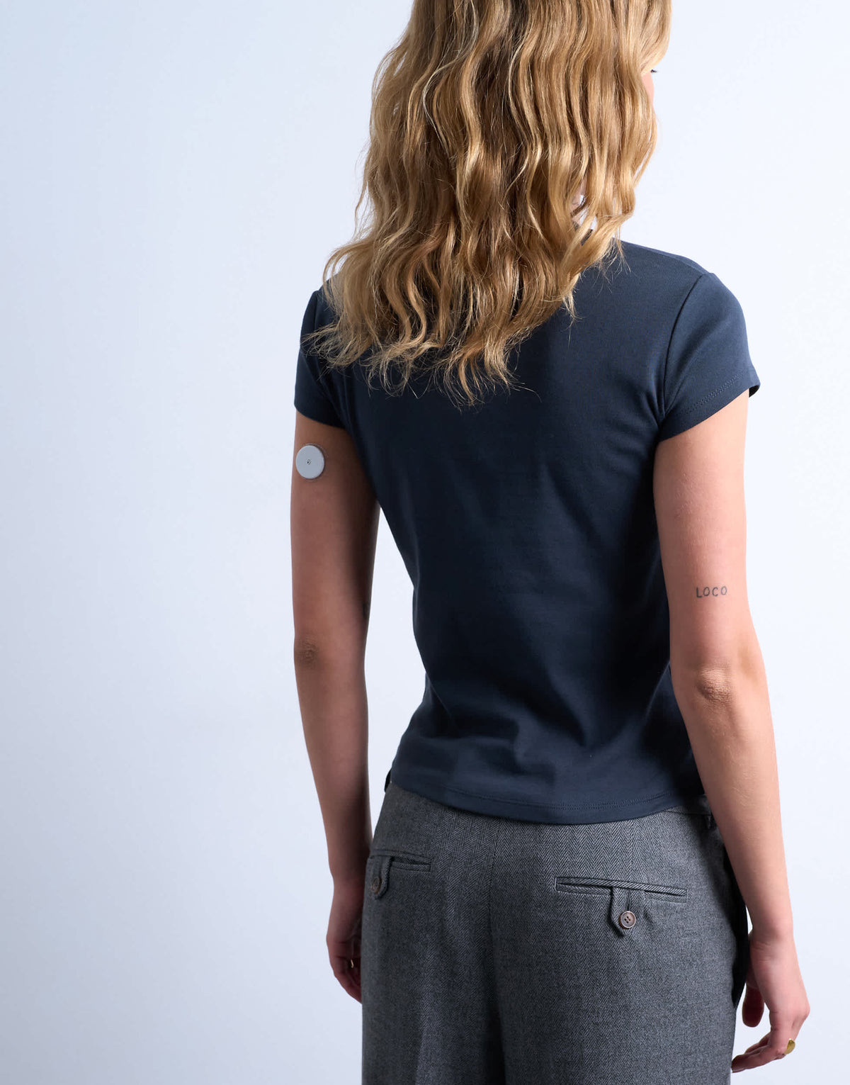 Topshop everyday tee in slate