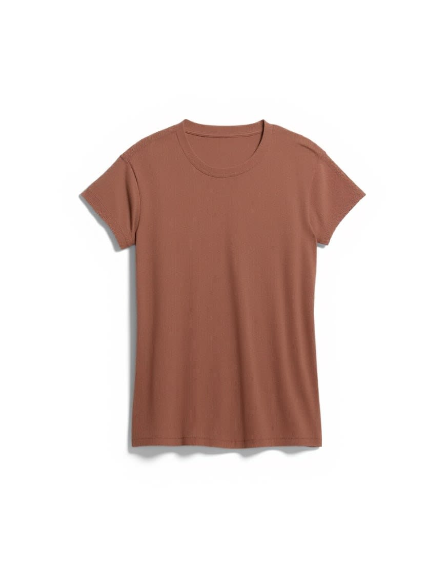 Topshop everyday tee in coffee