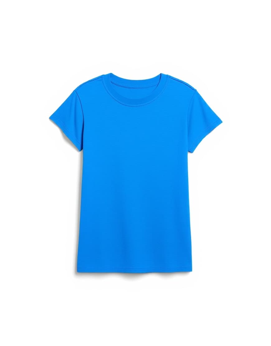Topshop everyday tee in cobalt blue