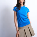 Topshop Alltags-T-Shirt in Kobaltblau