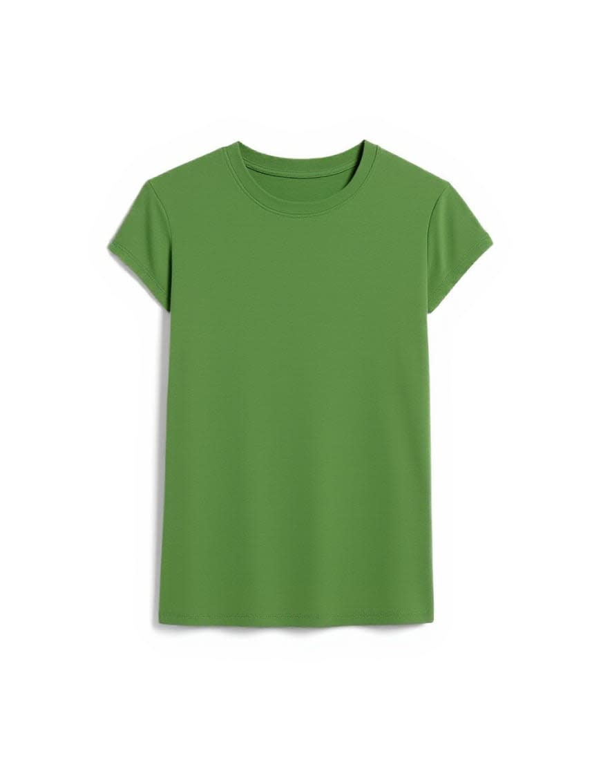 Topshop everyday tee in olive green