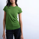 Topshop everyday tee in olive green