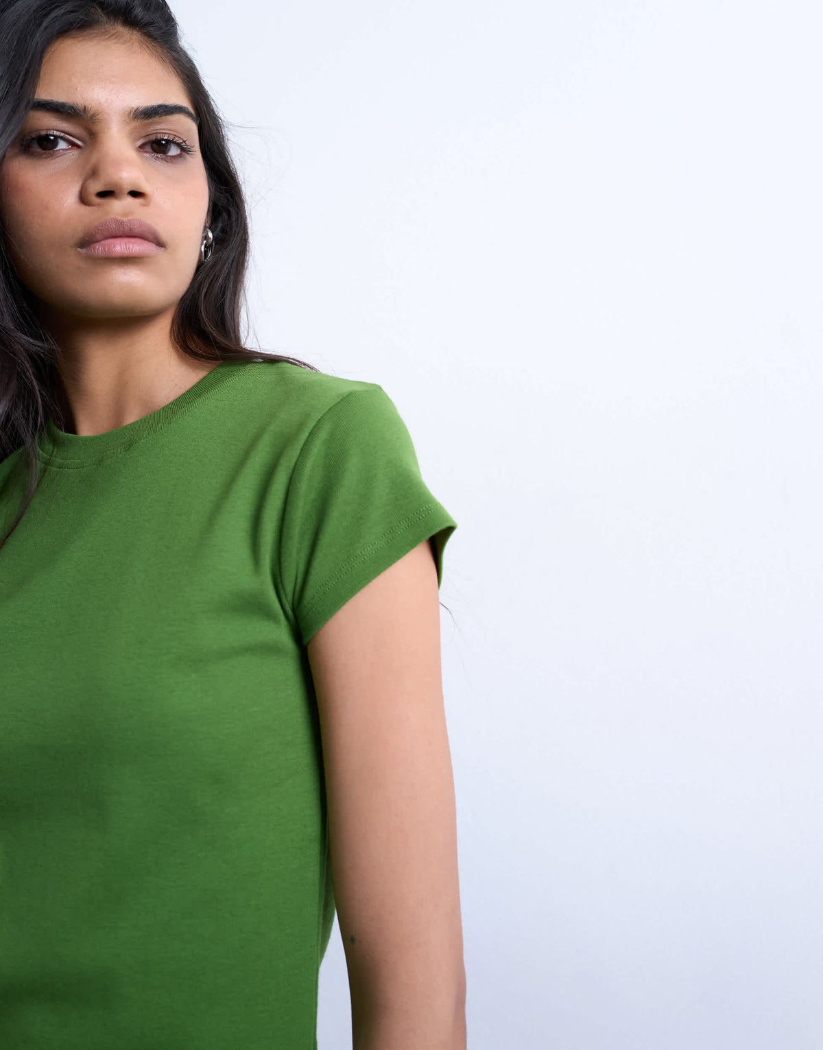 Topshop everyday tee in olive green