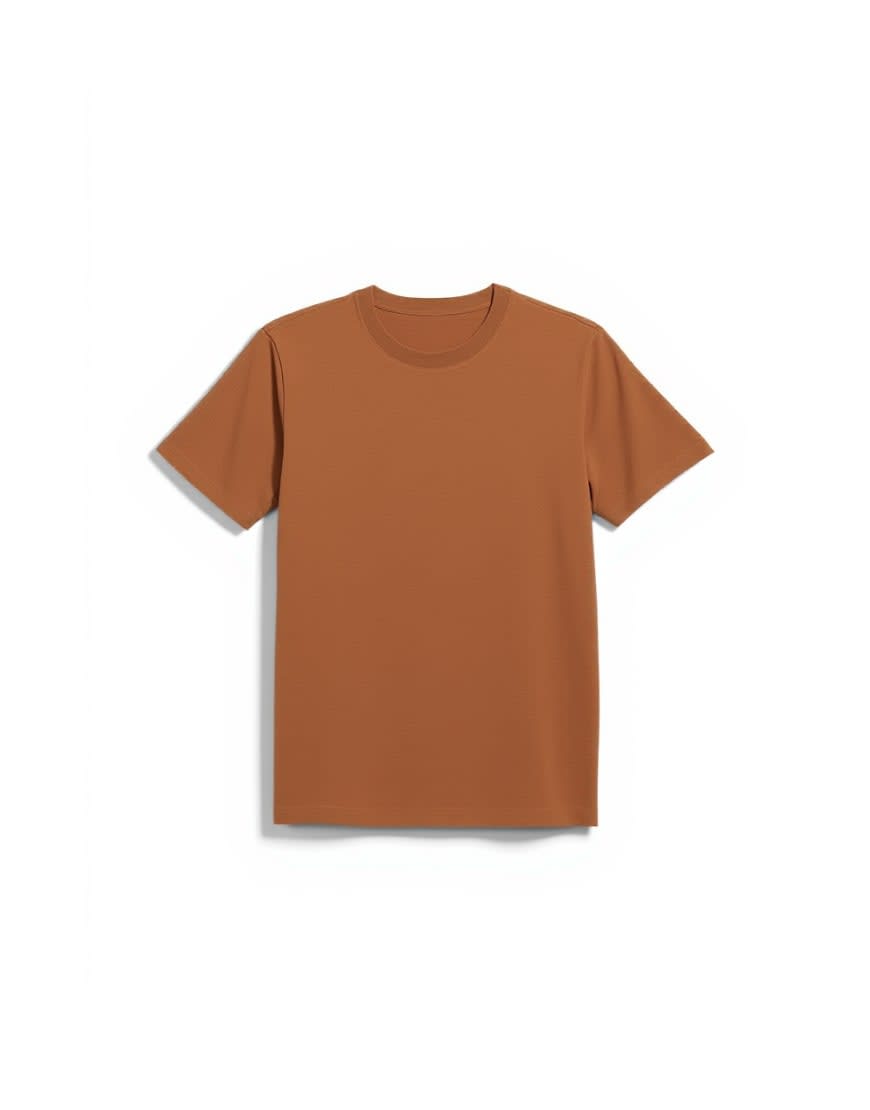 Topman classic fit t-shirt in brown 