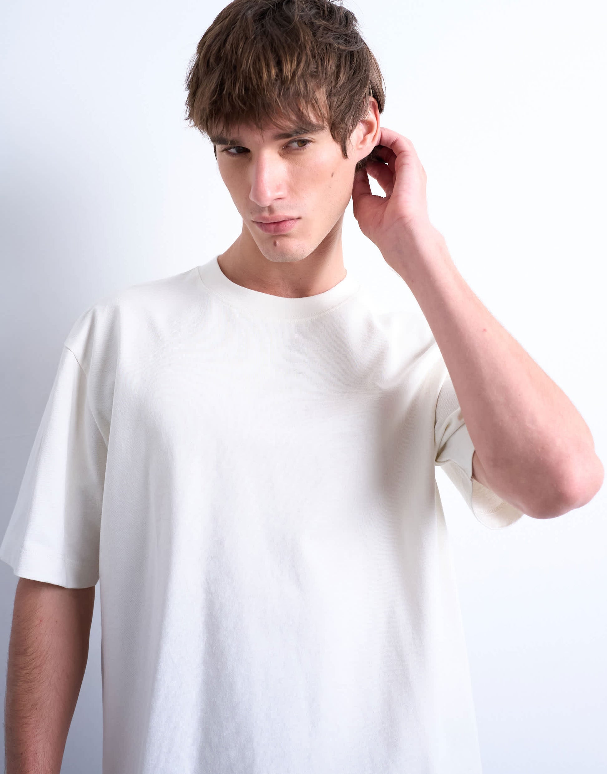 Topman relaxed fit t-shirt in ecru