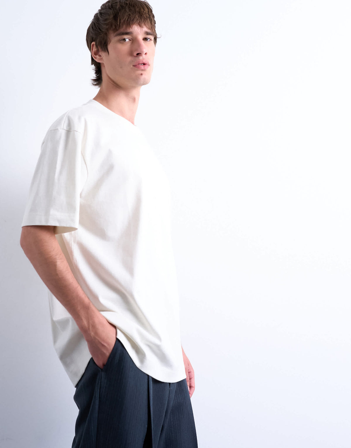 Topman relaxed fit t-shirt in ecru