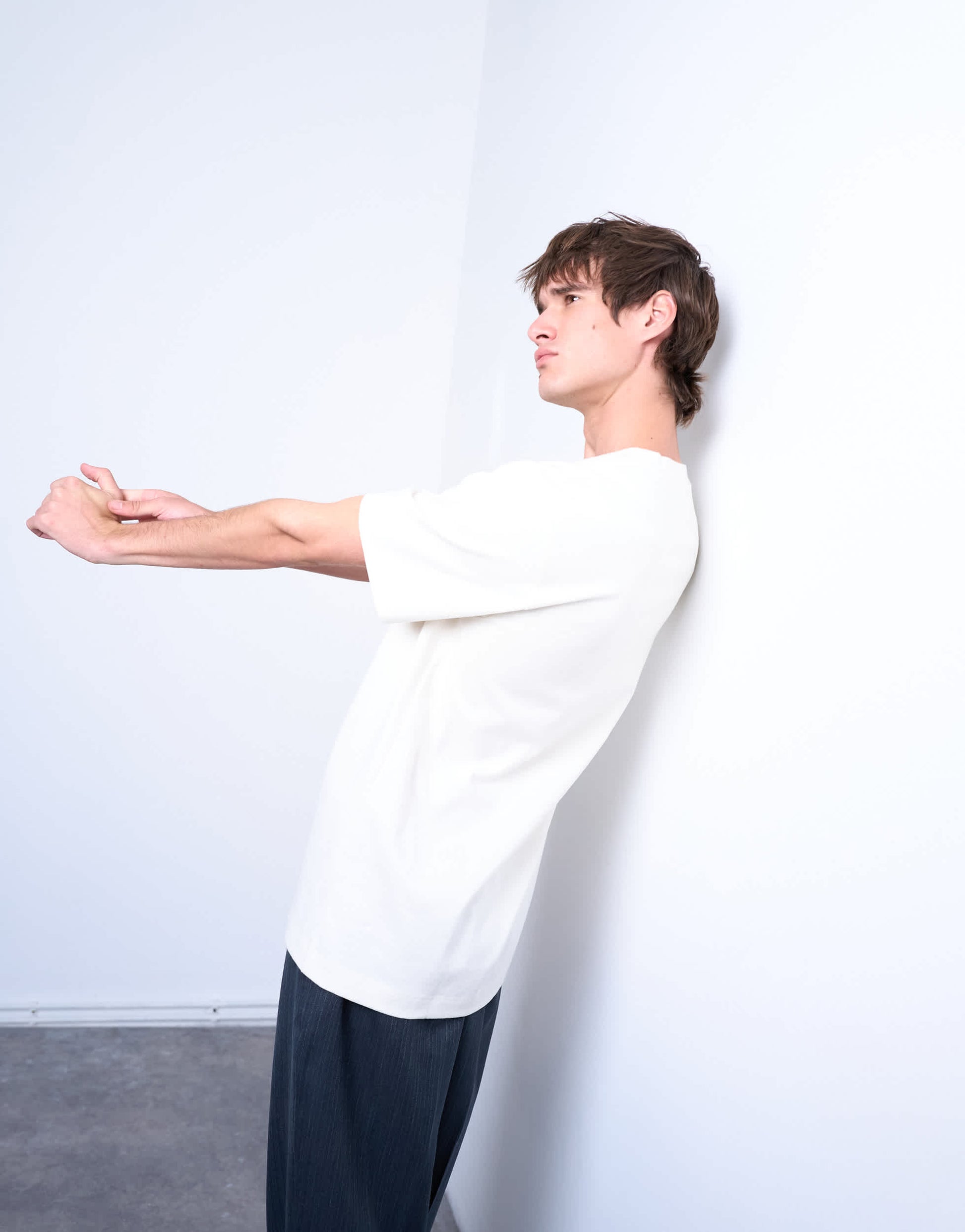 Topman relaxed fit t-shirt in ecru