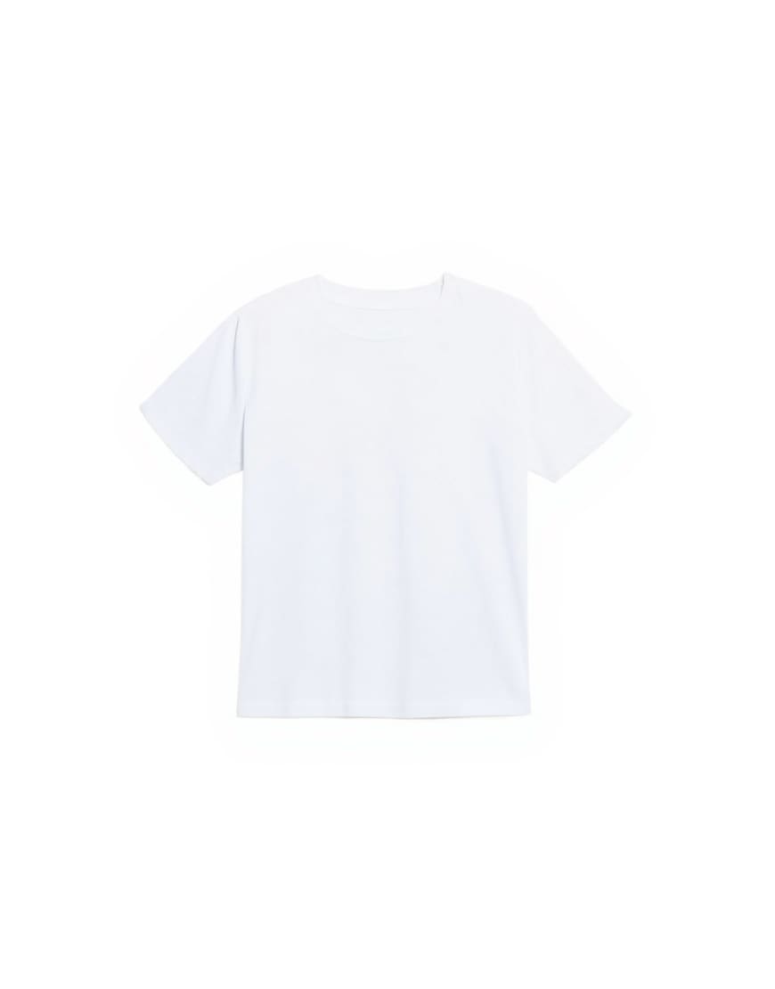 Topshop shrunken everyday tee in white