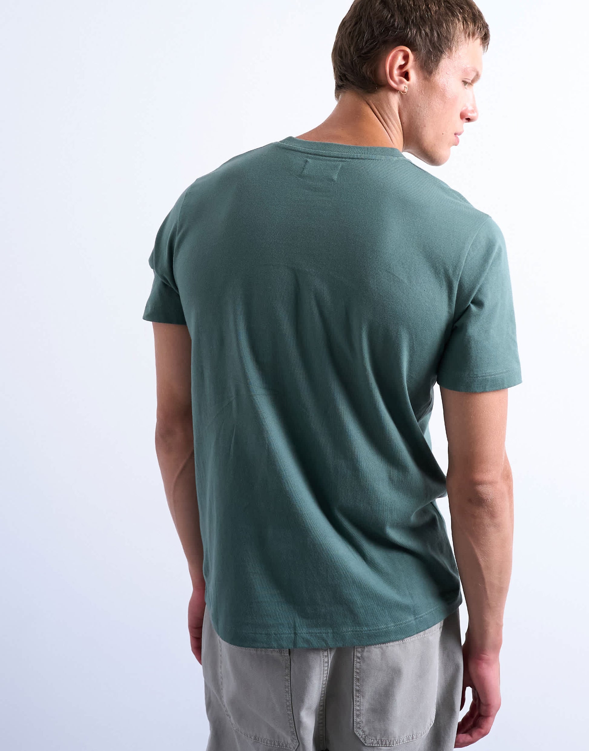 Topman classic fit t-shirt in sage
