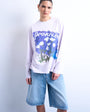 Topshop graphic Provence skater tee in lilac