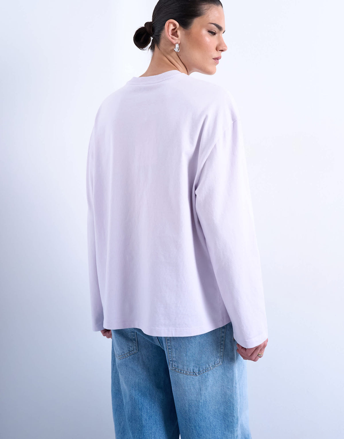 Topshop graphic Provence skater tee in lilac