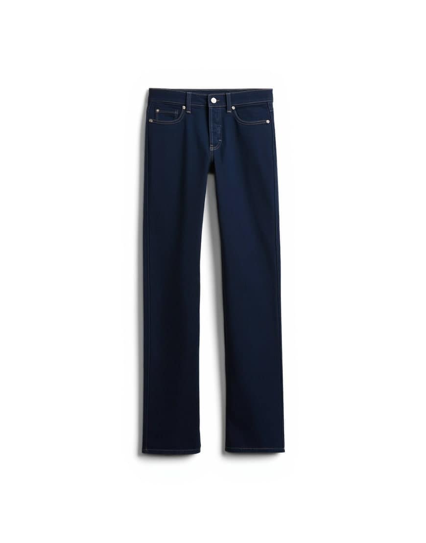 Topshop Ember low rise straight leg jeans in indigo rinse