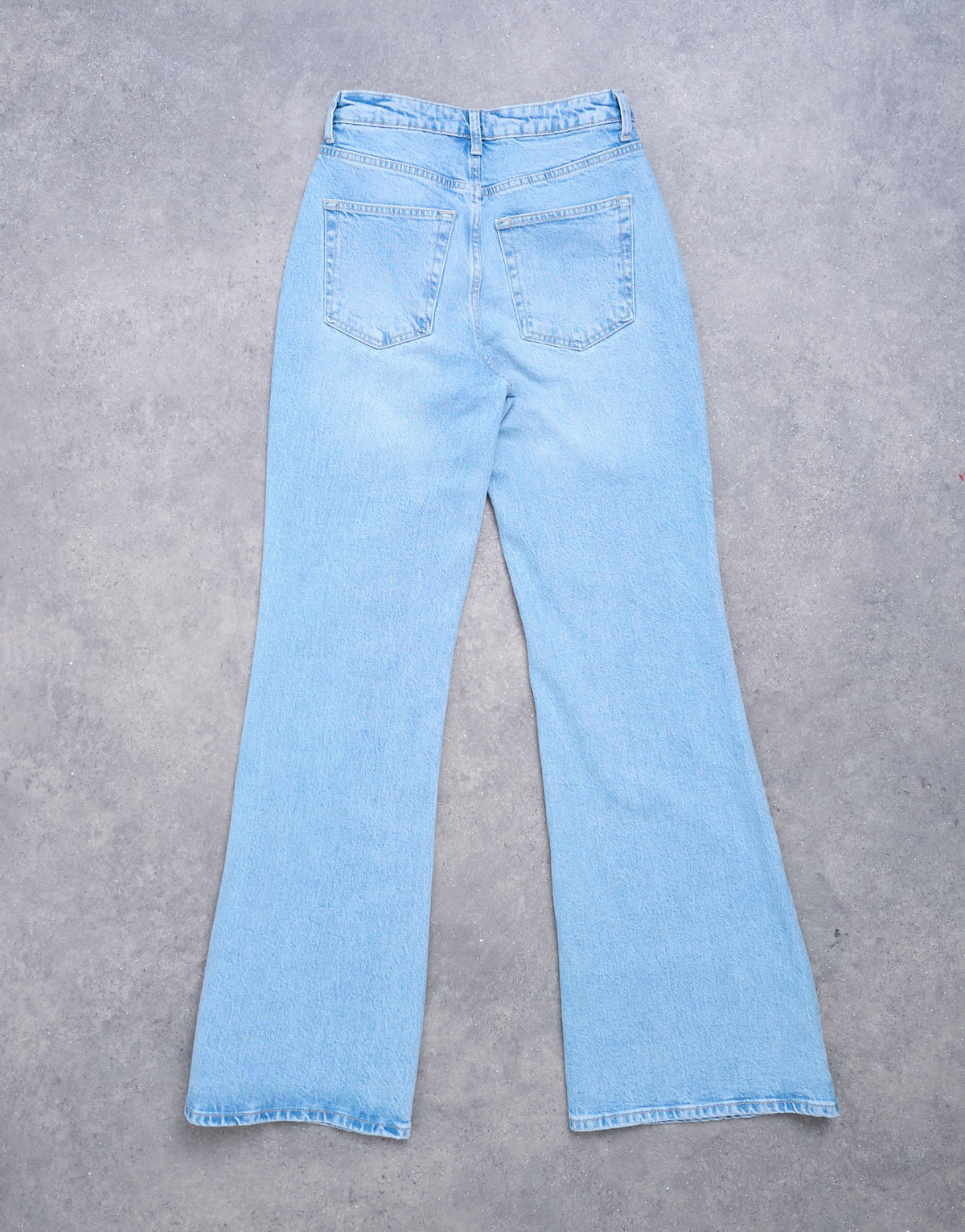 Topshop Pippa mid rise comfort stretch flare jean in bleach
