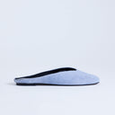 Topshop Atlas mule flat shoe in blue