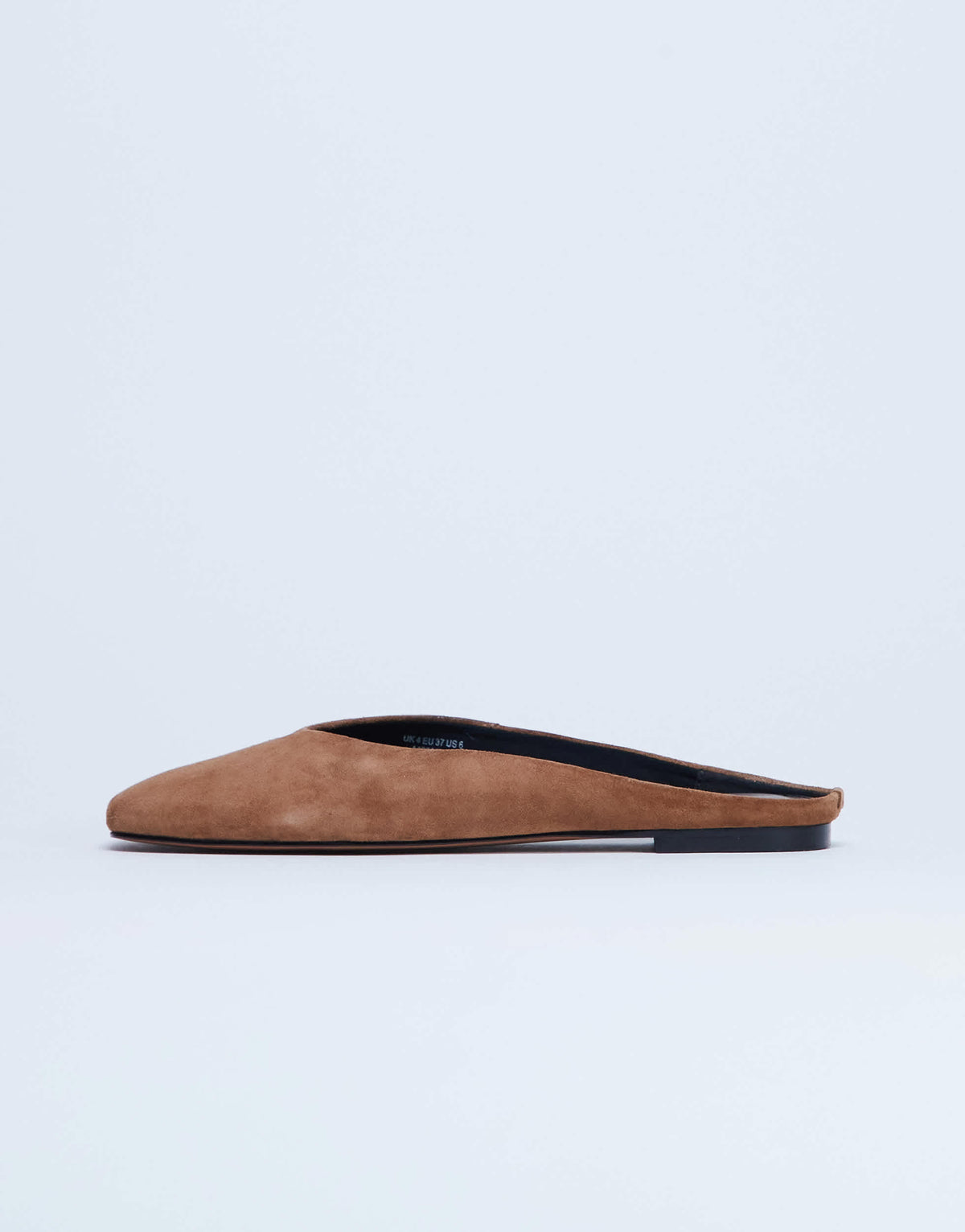 Topshop Atlas mule flat shoe in tan