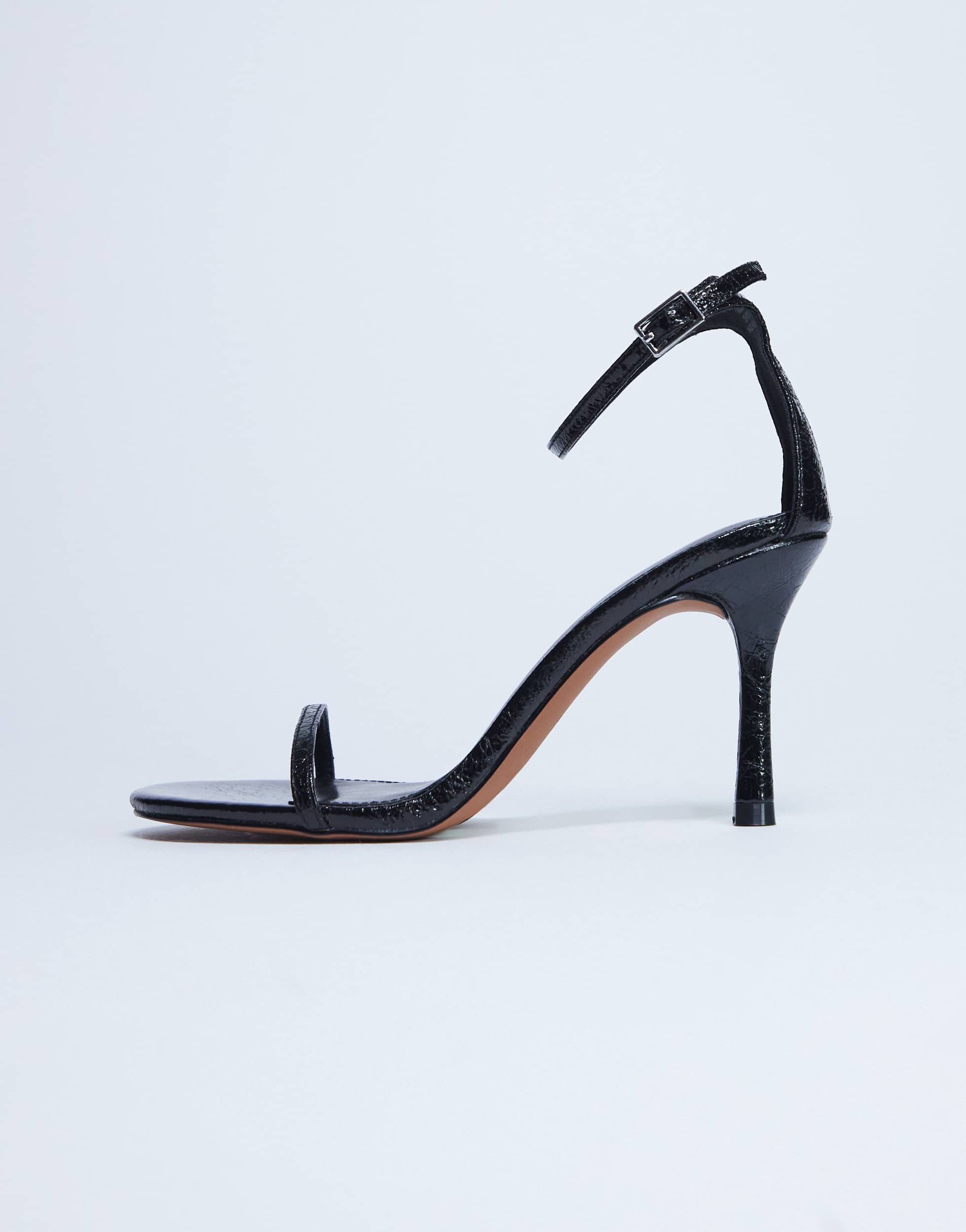 Sandales à talon double Alexi de Topshop, noires