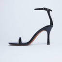 Topshop Alexi 2 part high heeled sandal in black