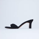 Topshop Ari mule mid heeled sandal in black