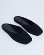 Topshop Atlas mule flat shoe in black
