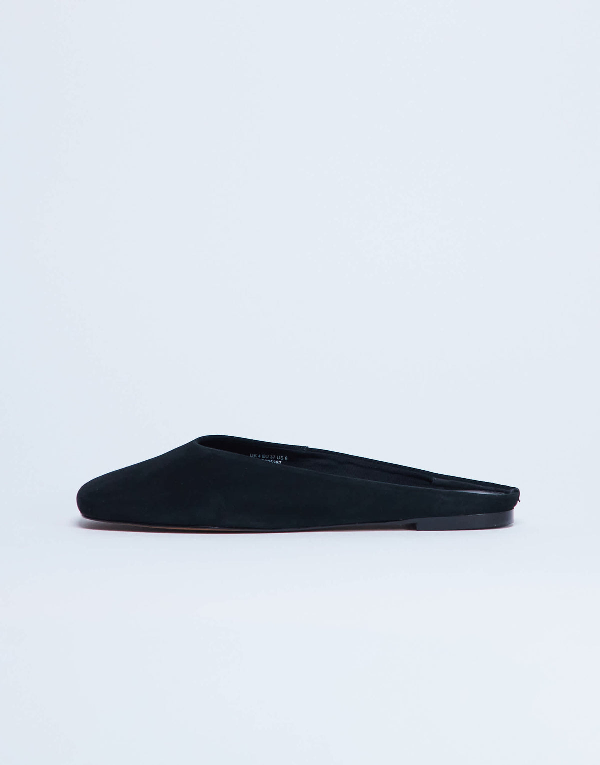 Topshop Atlas mule flat shoe in black