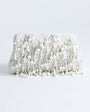 Topshop Garison small bead and embellished clutch in white