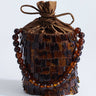 Topshop Georgie small embellished grab bucket bag in brown tort