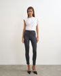 Topshop Joni high rise skinny jean in washed black