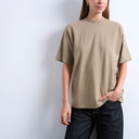 Topshop Premium Basic Kurzarm-T-Shirt in Taupe
