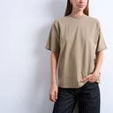 Topshop premium basic short sleeve tee in taupe