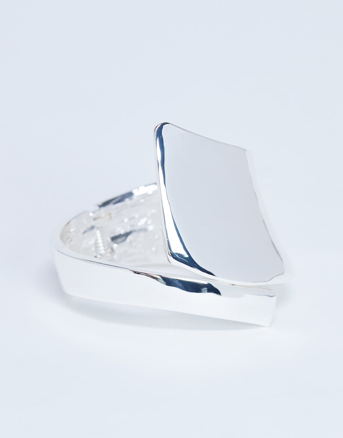 Topshop Bethany plated bangle in silver
