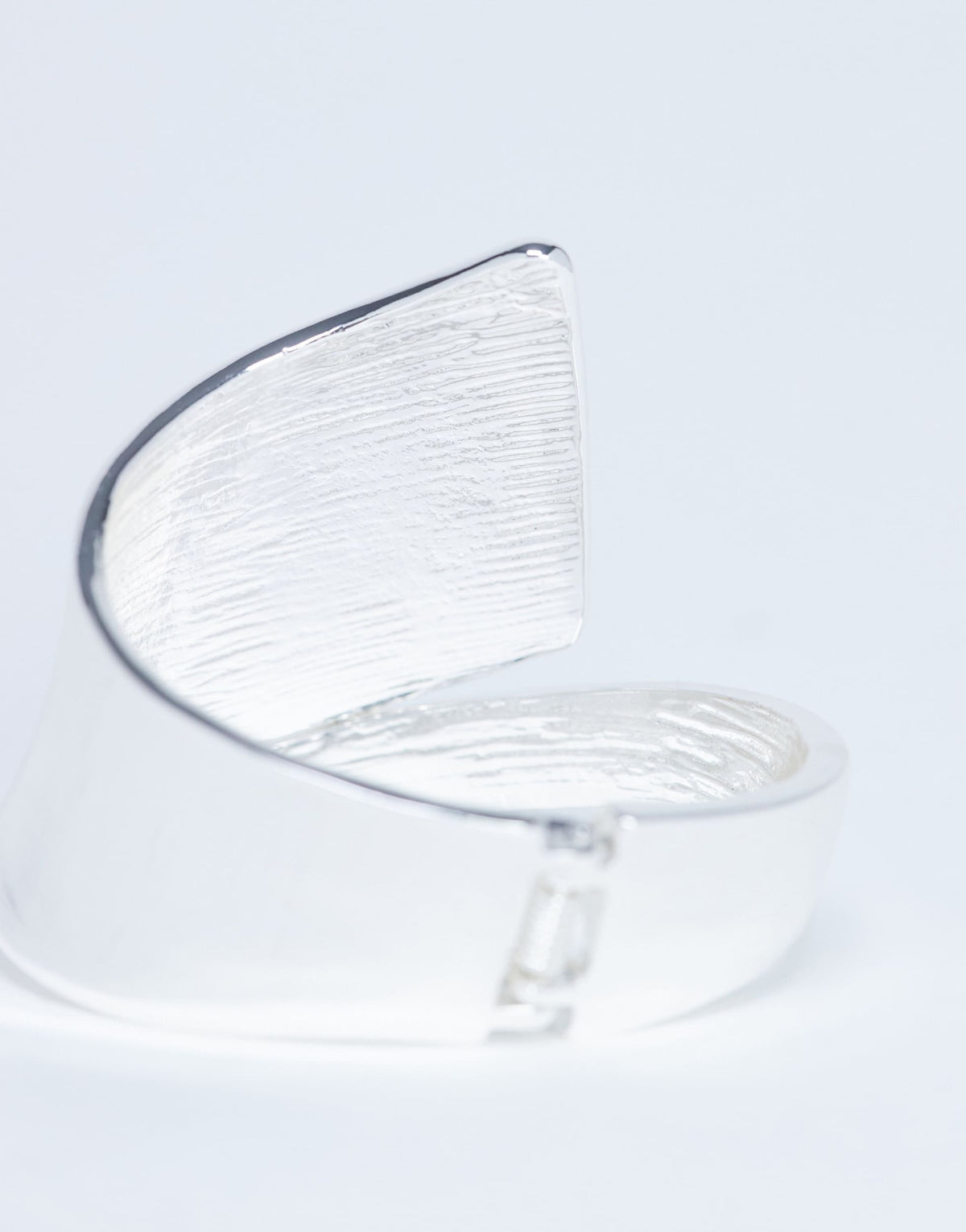 Topshop Bethany plated bangle in silver