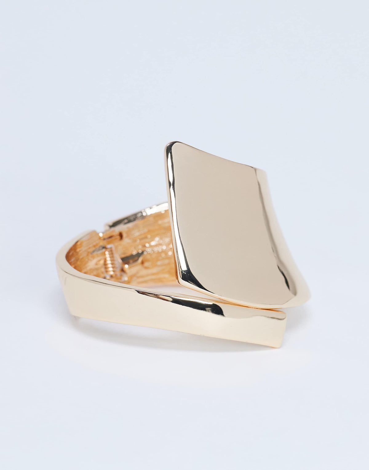 Topshop Bethany plated bangle in gold
