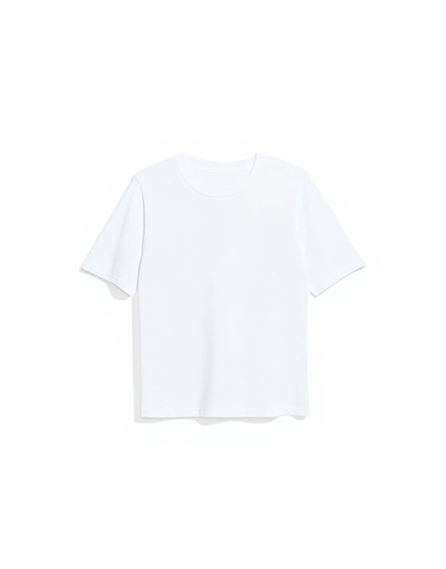 Topshop shrunken everyday tee in white
